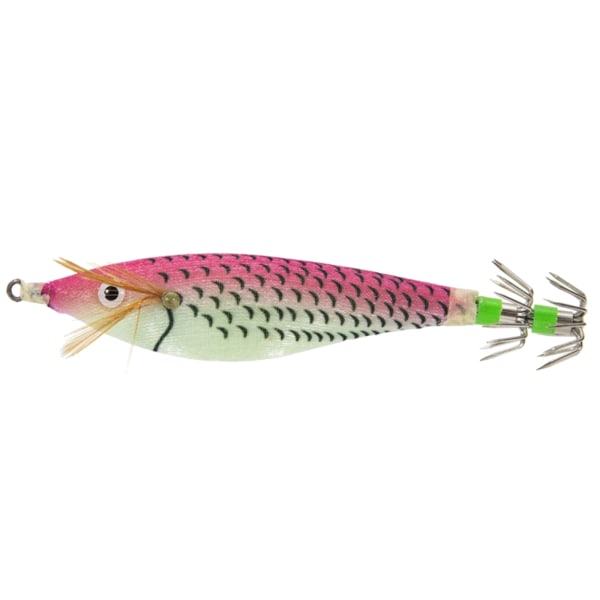 Räkfiskedrag Jig Konstgjorda räkor lockar med fiskekrok Animerade fiskebeten Presenter för män, pojkefiskälskare Pink