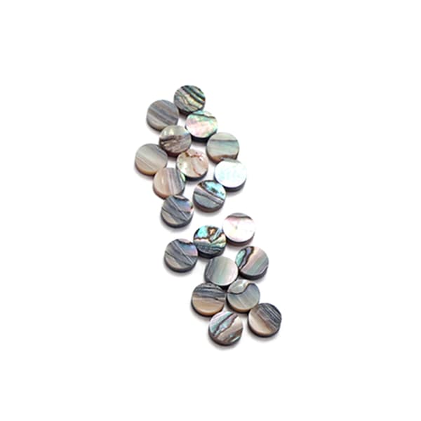 20st 3x2mm Naturlig vit Pärlemor Shell Inlay Gripbräda Gripbräda Prickar för gitarr Bas Ukulele-Banjo Caibei