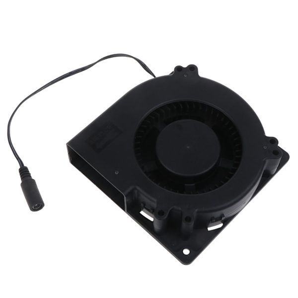 DC12V Puhallin Turbo Puhallin 5.5x2.1mm Naaras Kaksoiskuulalaakeri 2600RPM Kannettava Puhallin BBQ Grilliin Ruoanlaittoon