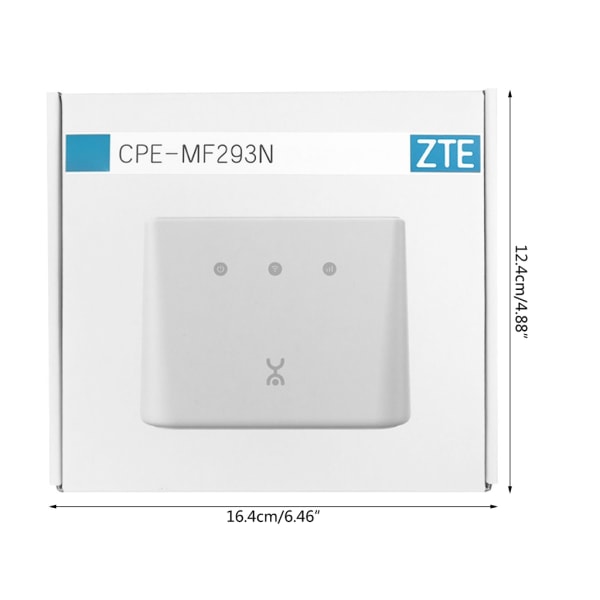 Original 4G ZTE Wi-Fi Router 2.4GHz CAT4 MF293N Olåst WIFI Router 300Mbps Stöds 32 användare Trådlösa routrar EU Plug