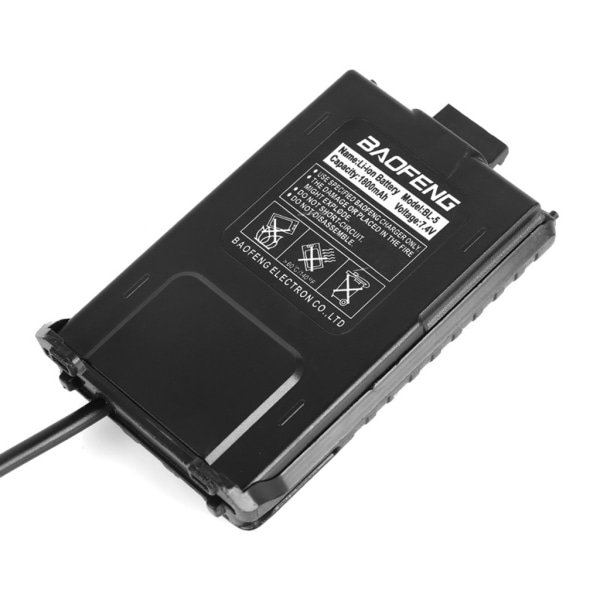 Billaddare för Walkie Talkie Baofeng UV-5R 5RA 5RB 5RE Radio Battery Eliminator