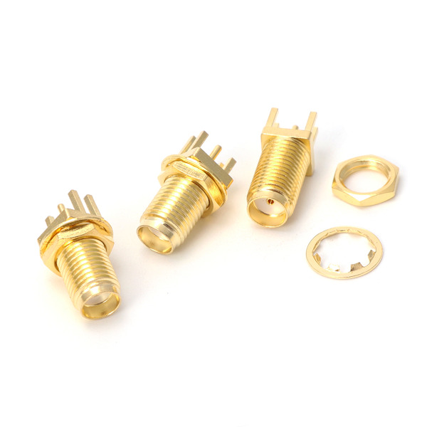 10st End for Launch PCB Mount Mount SMA Hona Jack Rak RF Connector Adapt