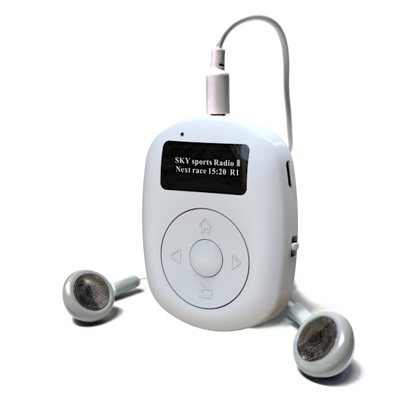 Kannettava OLED-näyttö, klipsikiinnitteinen ulkoiluun, Bluetooth-yhteensopiva handsfree DAB-digitaaliradio, minikokoinen taskuradio
