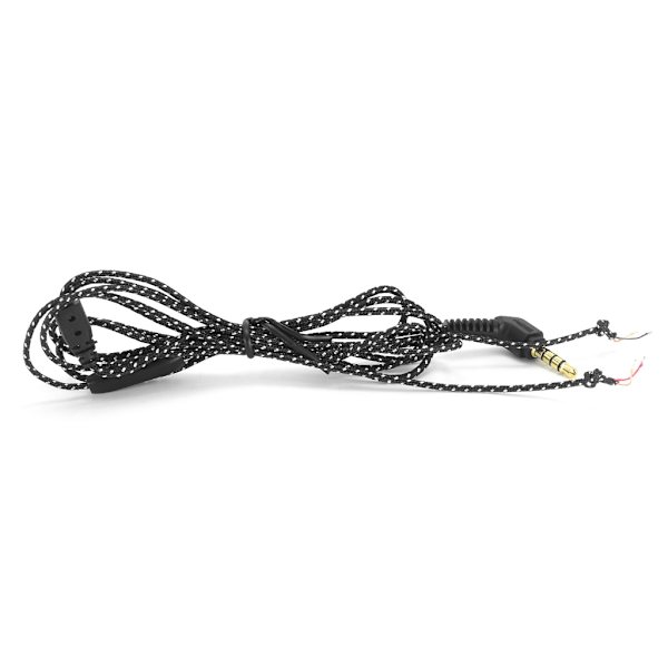 Uppgradera DIY Nylon Headset-kablar för KOSS PortaPro PP Portabla Hörlurskablar Headset Reparationslinjer Ersättningssladd