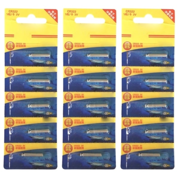 10/15/20 kpl CR322 Paristosetti Yökalastus Kohojen Paristo 3V Pin Lithium Paristo Elektroninen Kenno Kalastustarvikkeet
