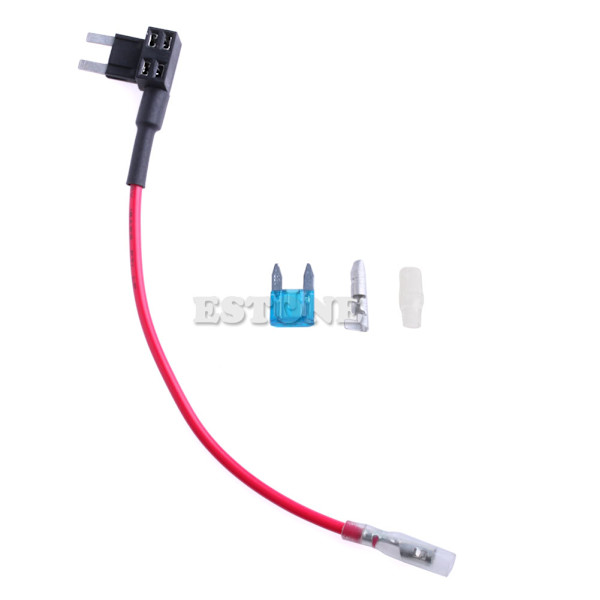 1 set Bil Micro Blade Mini ATM Säkringsadapter Tapp DUal Krets Adapterhållare