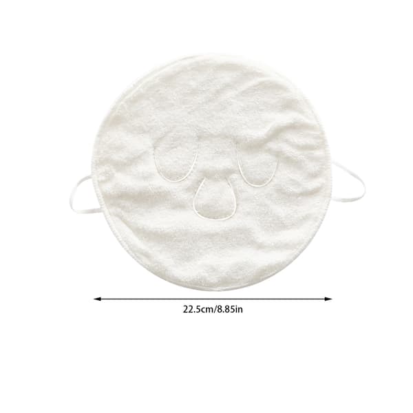 Plys Koralfleece Ansigtsdampklud Skånsom Mod Huden Til Varm Terapi 22cm