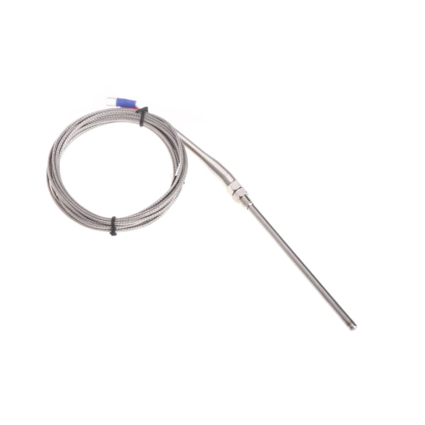 K-typ termoelement M8 gängtemperatursensorsond med 3M kabel 100 mm rostfritt stål temperatursensor Enkel användning