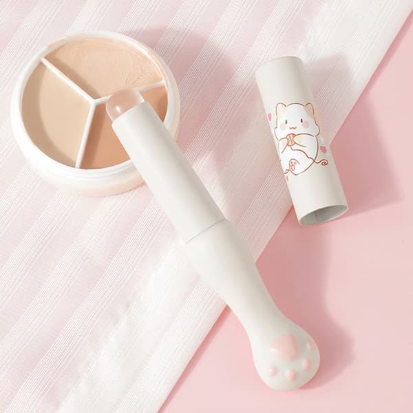 Multifunktionell silikonapplikatorborste för läppglans, balsam, concealer