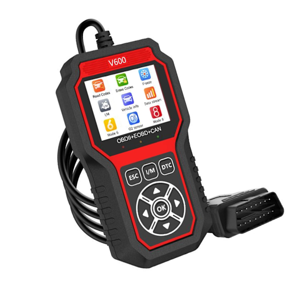 Universal Bil Diagnostikverktyg Portabel Auto Scanner V600 för Motorfelkoder
