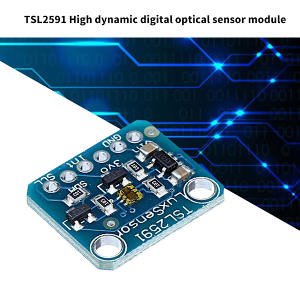 TSL2591 Høj Dynamisk Digital Lyssensor, Lysdetektering Digitale Kontakter