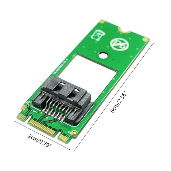 7-pin SATA til M.2 NGFF SATA-konverteradapter