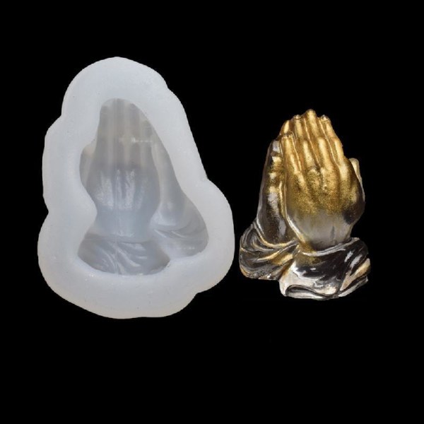 Buddhism Bön Handhänge Silikon Form Buddha Pärlhänge Form Smycketillverkningsverktyg Konsthantverk
