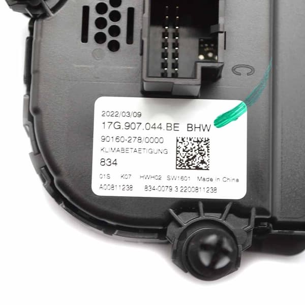 Controller Opvarmede Sædekontakter Erstatter 17G 907 044 BE 17G907044BE til MK7