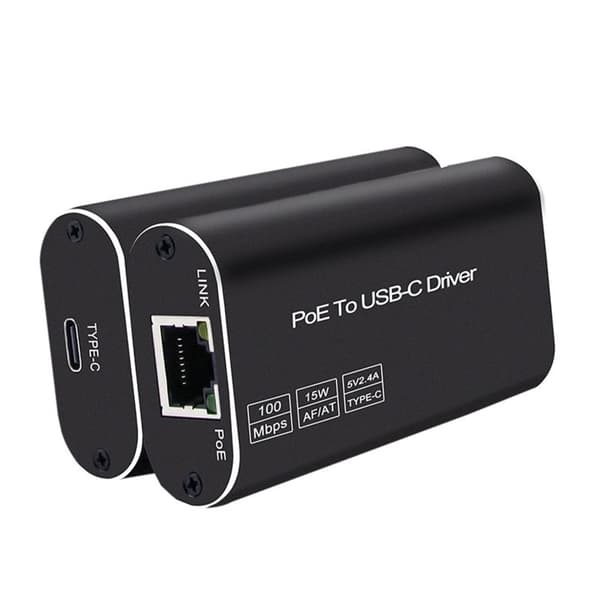 PoE til USB C Adapter til USB C Enhed Sikrer Pålidelig Strøm- og Dataforbindelse