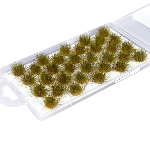 32 st Simuleringsgräsmodell Grästuvor Miniatyr Statisk Gräsmodell Miniatyrbuskar för Landskap Järnväg