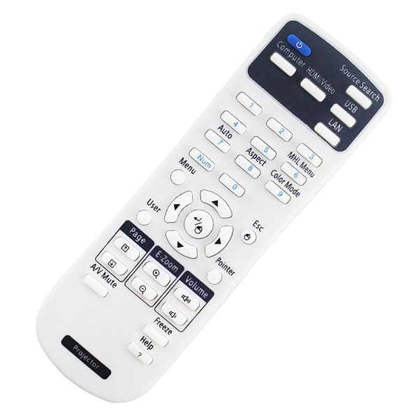 För EB-C30XE EB-30XE EB-C28SH Lättvikts projektorfjärrkontroll 154720001