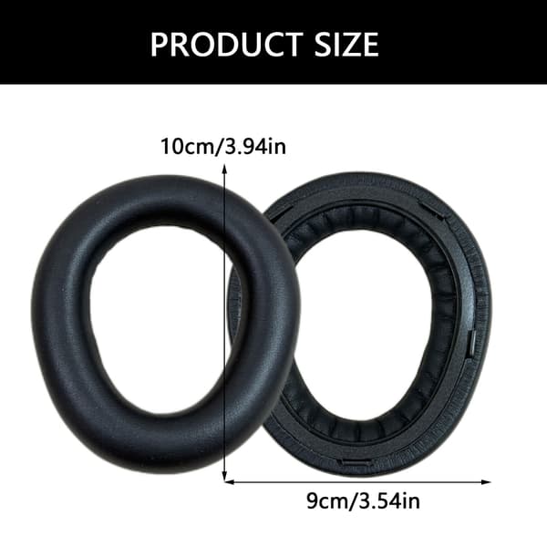 Øreklokker for 300 Headset Øreputer Øreputer Svamper Øreputer Black