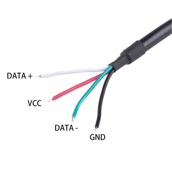USB til RS485 seriell omformerkabel 4-pinners ledningsende omformerkabel for PC