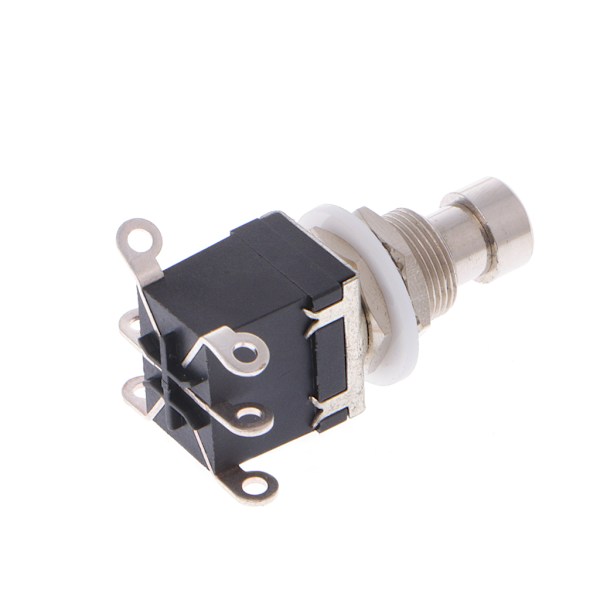 AC 250V/2A 125V/4A 6Pins DPDT Stomp Foot Switch för gitarr