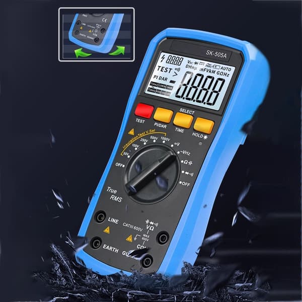 Multimeter Högspännings Megohmmeter & Voltmeter för Noggrann Kretsmätning
