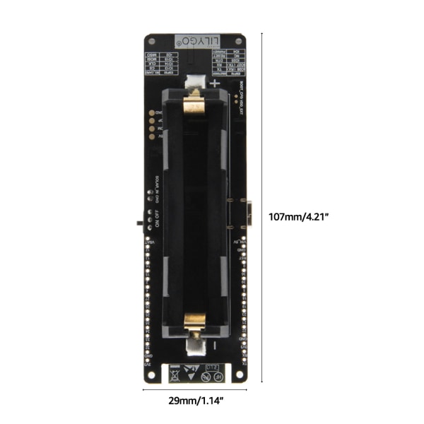 1,14 x 4,21 tum för T SIM7000A MCU32-WROVER-B Kommunikationsmodul för stark signal Trådlös sändtagare 3,0-4,3V