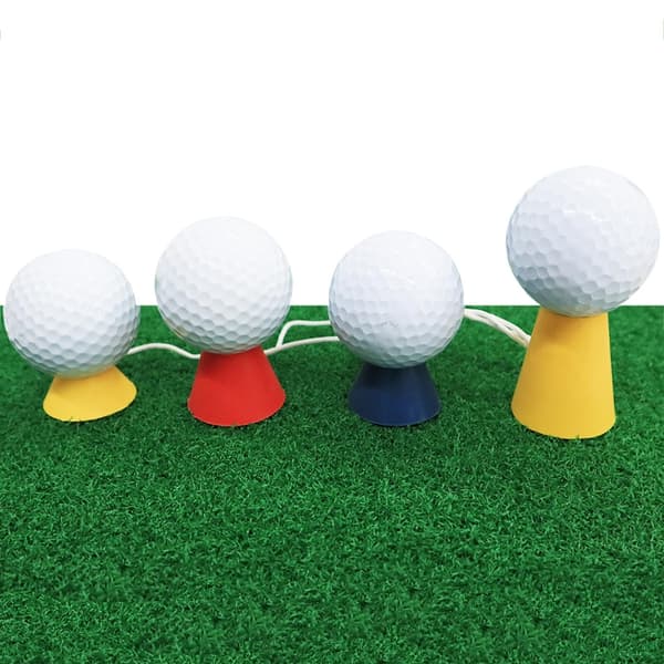 2 sæt indendørs gummi vinter golf tees golfboldholdere til golfslagmåtter