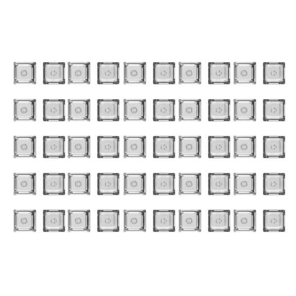 1U Transparent XDA Keycaps för Gamng Mechanical Keyboard 1U 1.4mm Tjocklek Förbättrar dina skrivupplevelser 8-1000PCS 1000 pcs