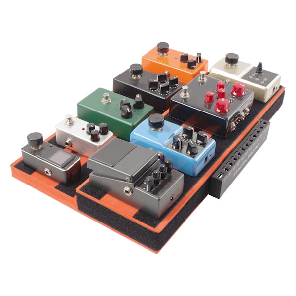 Gitarrpedalbräda Gitarr Effekter Pedalbord Portabel Gitarrpedalbräda