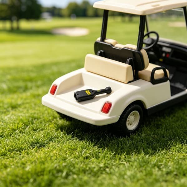 73345-G01 Golfbil Batteriladeplugg 2-pinners Pluggkontakt Holdbar
