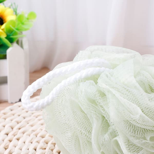 Stor Badsvamp Dusch Mesh Scrubbers Exfolierande Kroppsmassage Scrub Ny