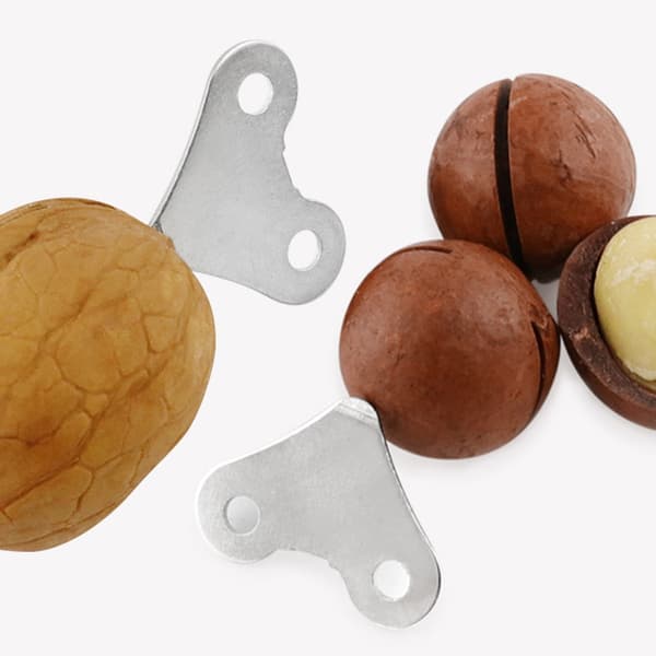 20 stk. nøtteåpner i rustfritt stål hasselnøttskreller macadamia knekke verktøy