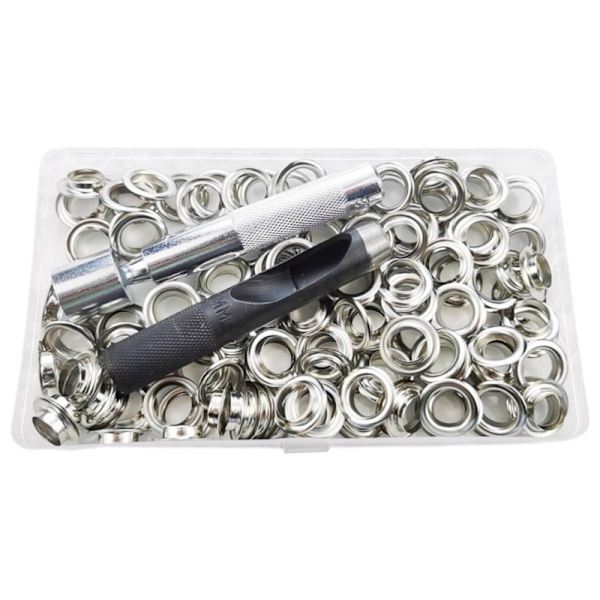 12 mm öljetter Ringar med brickor, Grommet öglor för presenning, Leather Craft Runda öljetter Ringar för gör-det-själv-kläder