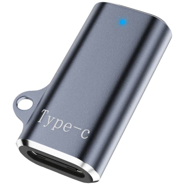 Magnetisk Type C til 2-benet adapter til knogleledningshovedtelefoner 2,8 mm afstand