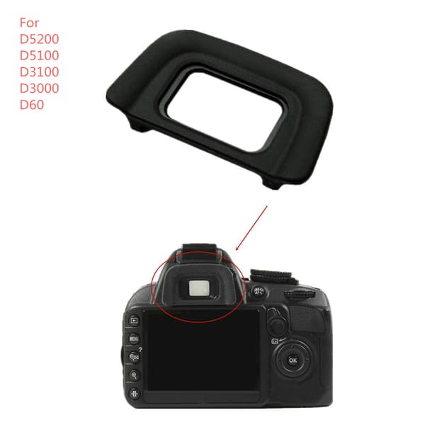 Blød øjenkop til kamera DSLR D50 D60 D70 D70S D3000 erstatter