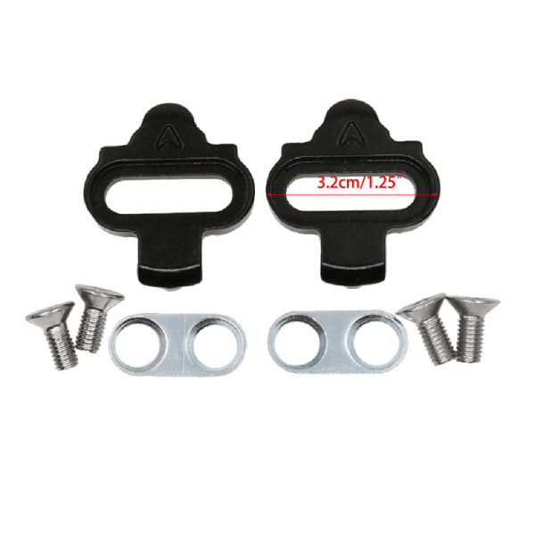 SPD MTB Cykelklotsar Pedal Klämlösa set Racing Ridutrustning för Wellgo WPD-98A SH51 SH55 SH56