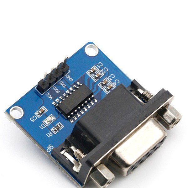 MAX3232 3V till 5V DB9 hona RS232 seriell Prot till TTL-omvandlarmodul Rotkontakt för Arduino-mikrokontroller