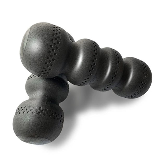 Yoga Kolumn Fitness Pilates Foam Roller Blocks Tåg Gym Muskelmassage Roller Yoga Stick Kroppsmassage Relax Ball Stick Black