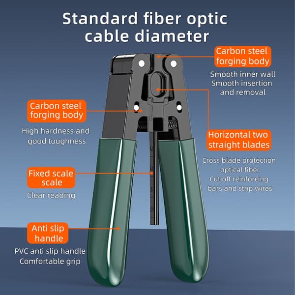 Elektriker Multi Purpose Tang Til Fiber Optisk Ledningsklipning Afisolering