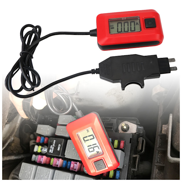 Automotive 20A Strömtestare Standard Säkring Enkel Användning 0.01A~19.99A