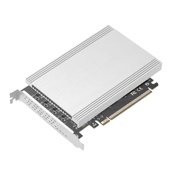 4-ports M.2 NVMe til PCIE4.0 X16 Adapter Multi-Drive Array Slots - SSD-utvidelse