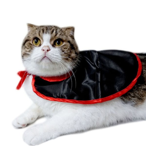 Katt Hund Rolig Vampyr Cosplay Kostymdesign Mjuk Bekväm mantel Kostymtillbehör Klä upp Accessoarer
