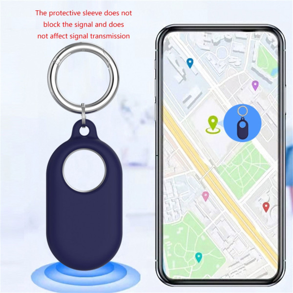 För Smarttag 2 Locator- case Reptålighet Anti-förlorat hölje Cover Halksäker skyddshållare Black