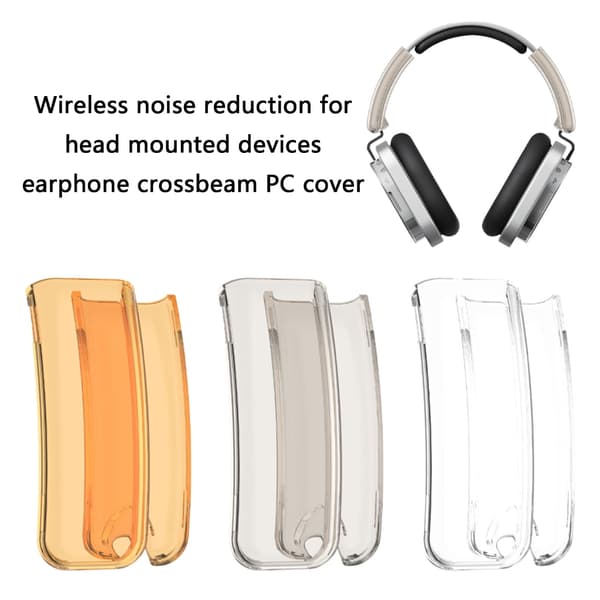 Hodebøyle Hodebjelke PC-deksel for Hodetelefon(1) Headset Transparent gray