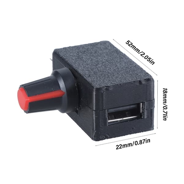 USB Fläktkontroller med Steglös Hastighetsmodul 5V Regulator Modul för Skrivbord