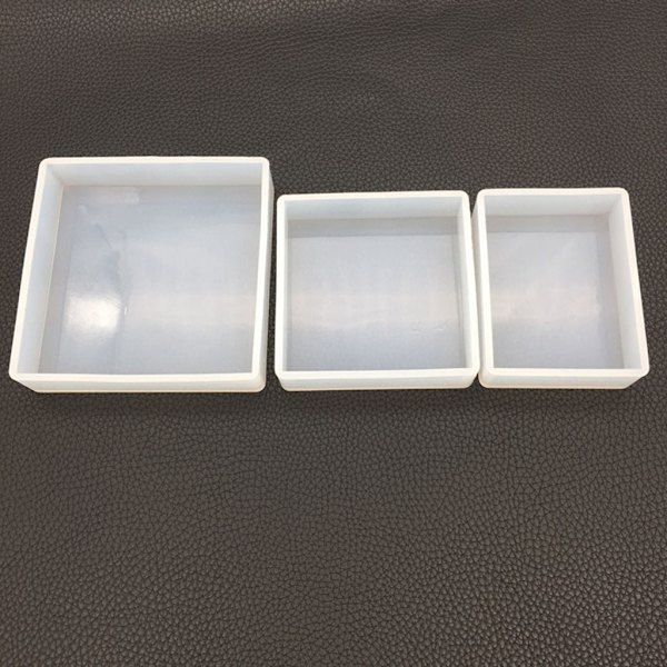 Firkantet/rektangulær silikonform for DIY-leker for barnelæring