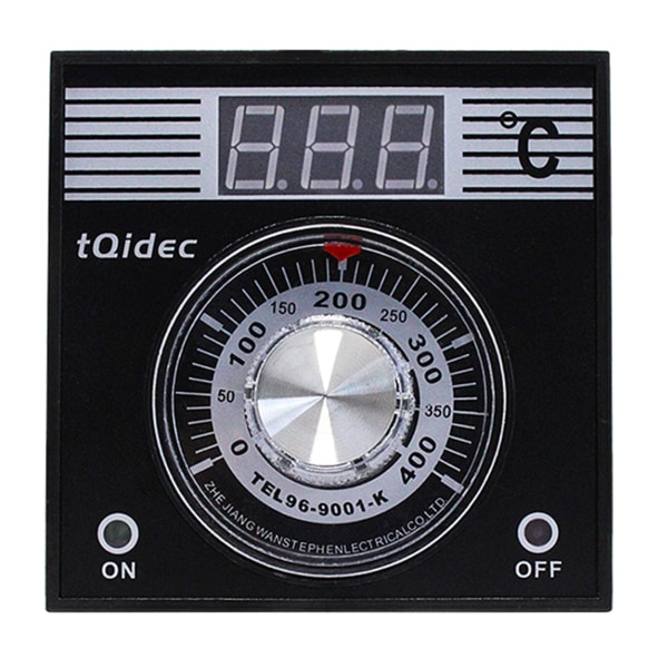 Digital Display PID Temperaturregulatorer Termostatregulator AC 220V - 380V K Sensortermoelement för bakugn