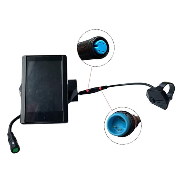 4-pin bryterknappkontroller for Bafang P850C monteringsmotor displaypanel
