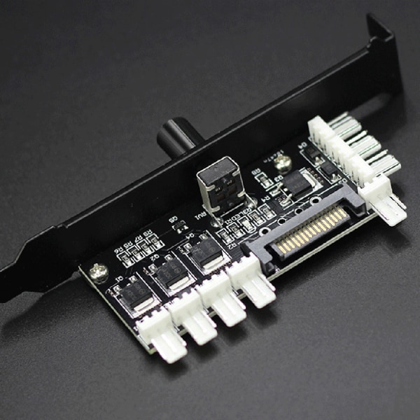 4-stifts dator PCI kylfläkthastighetskontroll PC för case Temperaturkontroll - SATA/Molex 4-stifts power 4PIN interface