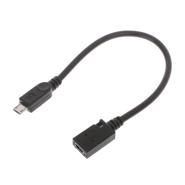 Mini USB Naaras - Micro USB Uros Adapteri Liitäntäkaapeli 22cm Johto MP3/MP4-soittimelle ja Tietokoneelle